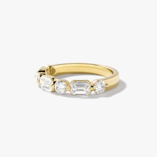 Lab Grown Diamond Ring in 10K Yellow Gold (1.50 ct tw)