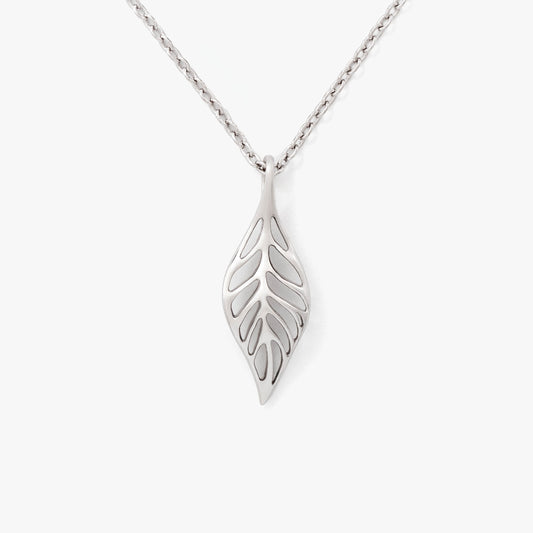SilverNova Silver Leaf Necklace