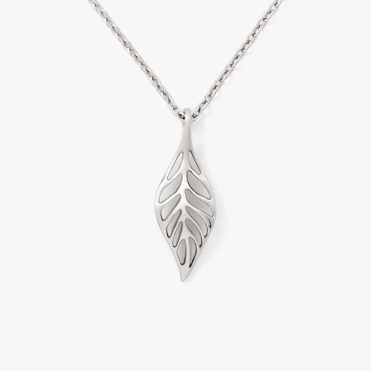 SilverNova Silver Leaf Necklace