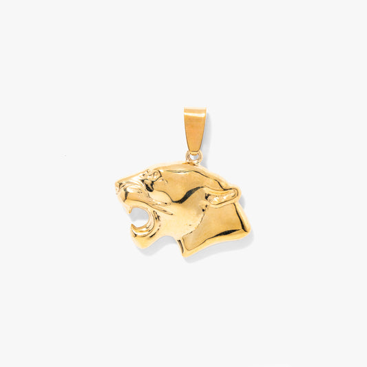 Lion Head Pendant in 10K Yellow Gold