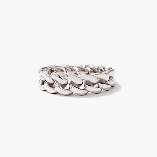 SilverNova Silver Chain Link Ring