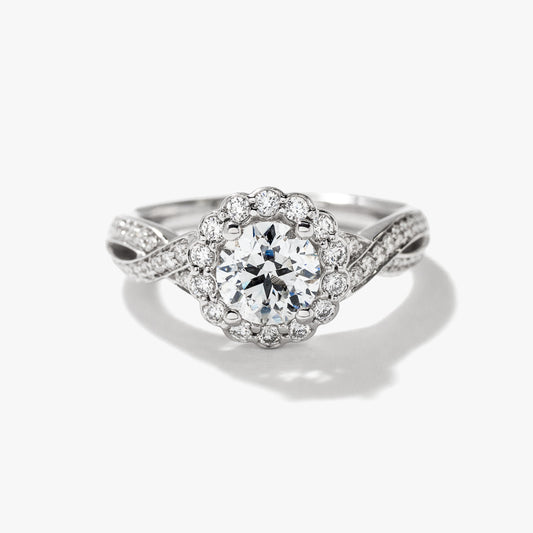 Diamond Engagement Ring in 14K White Gold (1.45 ct tw)