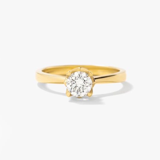 Diamond Engagement Ring in 10K Yellow Gold (0.57 ct tw)