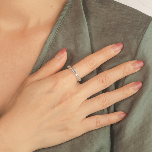 Lab Grown Diamond Ring in 10K White Gold (1.50 ct tw)