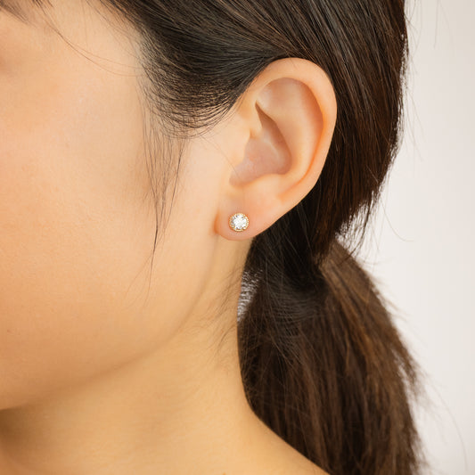 Lab Grown Diamond Stud Earrings in 10K Yellow Gold (0.75 ct tw)