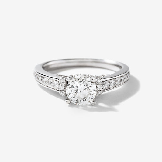 Diamond Engagement Ring in 14K White Gold (1.32 ct tw)