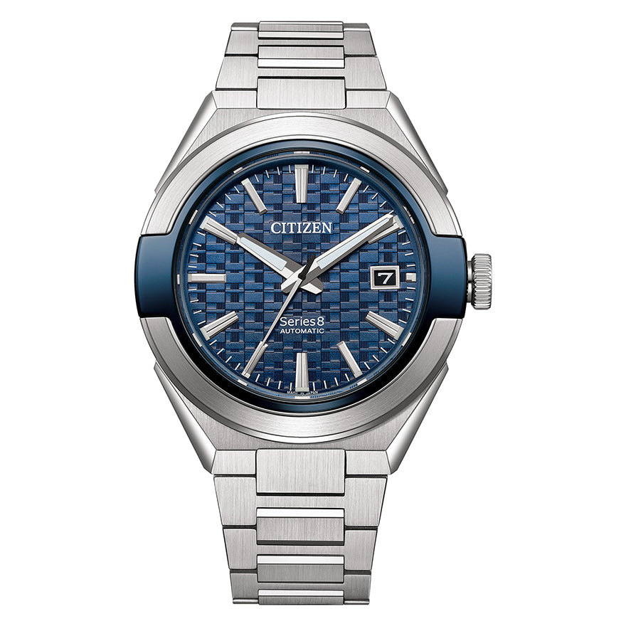 Citizen Series8 870 Blue Dial Stainless Steel Bracelet Automatic Watch Ann Louise Jewellers