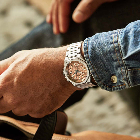 Citizen Series8 890 Salmon Dial Stainless Steel Bracelet Automatic Watch | NB6066-51W