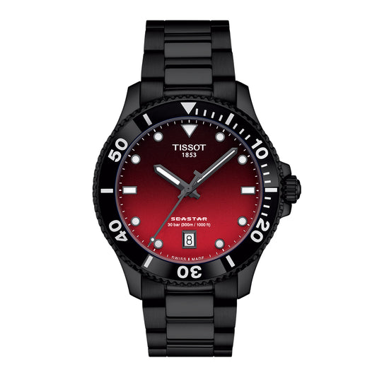 Tissot Seastar 1000 Quartz 40mm Red Dial | T1204103342100