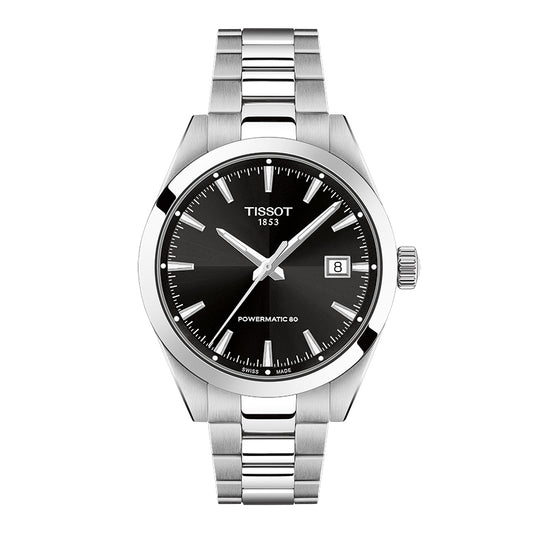 Tissot Gentleman Black Dial 38mm Watch | T1658071105100