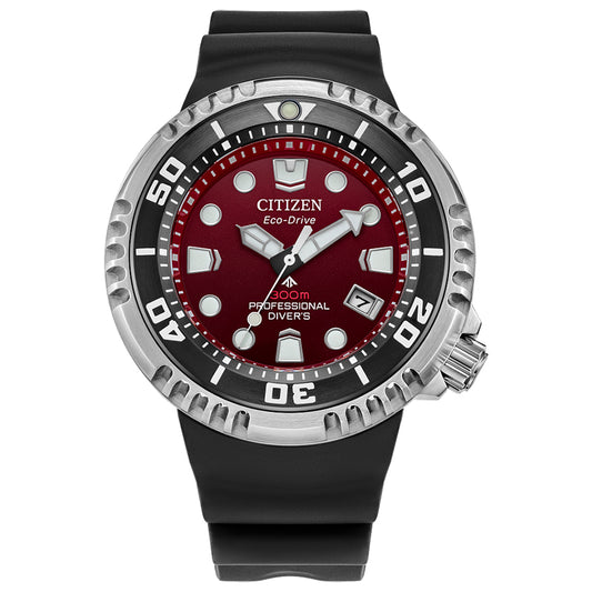 Citizen Eco-Drive Promaster Dive E365 Red Dial Watch | BN1024-01Z