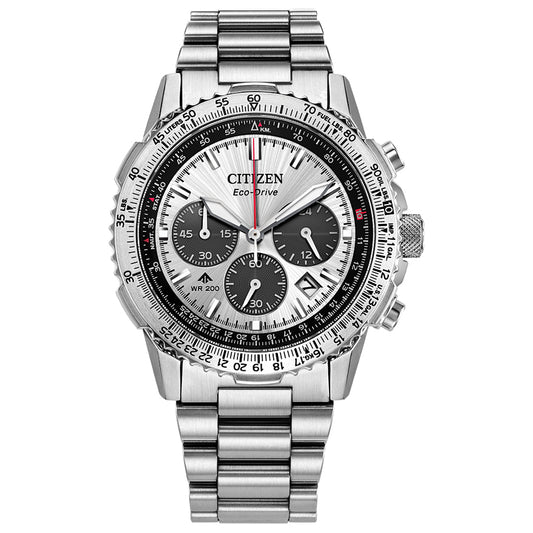 Citizen Eco-Drive Promaster Navihawk Silver Dial Watch | CA4660-61A