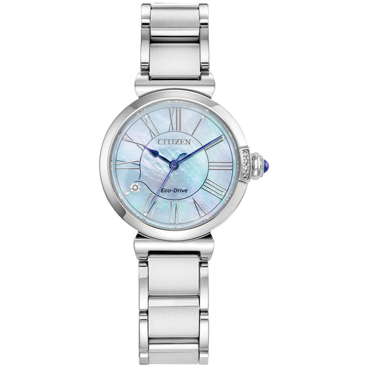 Citizen Eco-Drive L Mae Blue Dial Watch | EM1060-52N