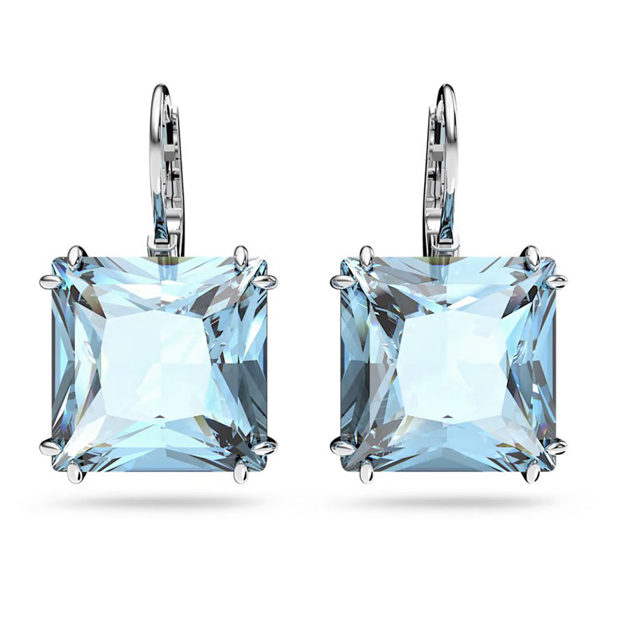 Swarovski Millenia Blue Square Cut Drop Earrings | 5619472
