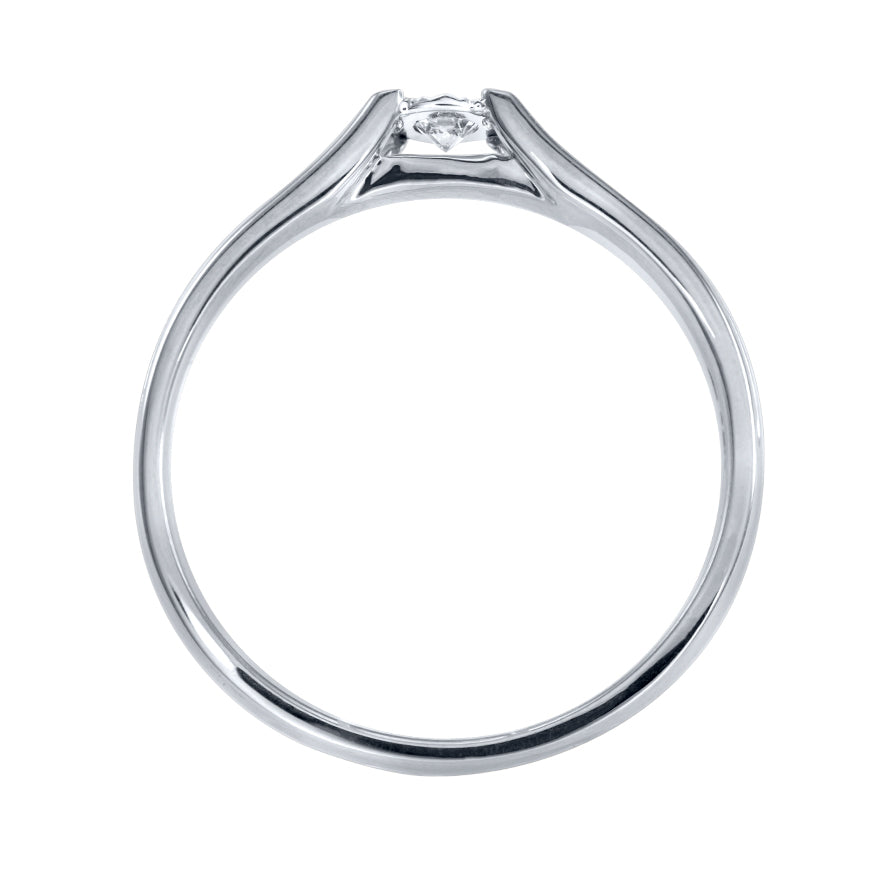 Diamond Promise Ring in 10K White Gold (0.10 ct tw)