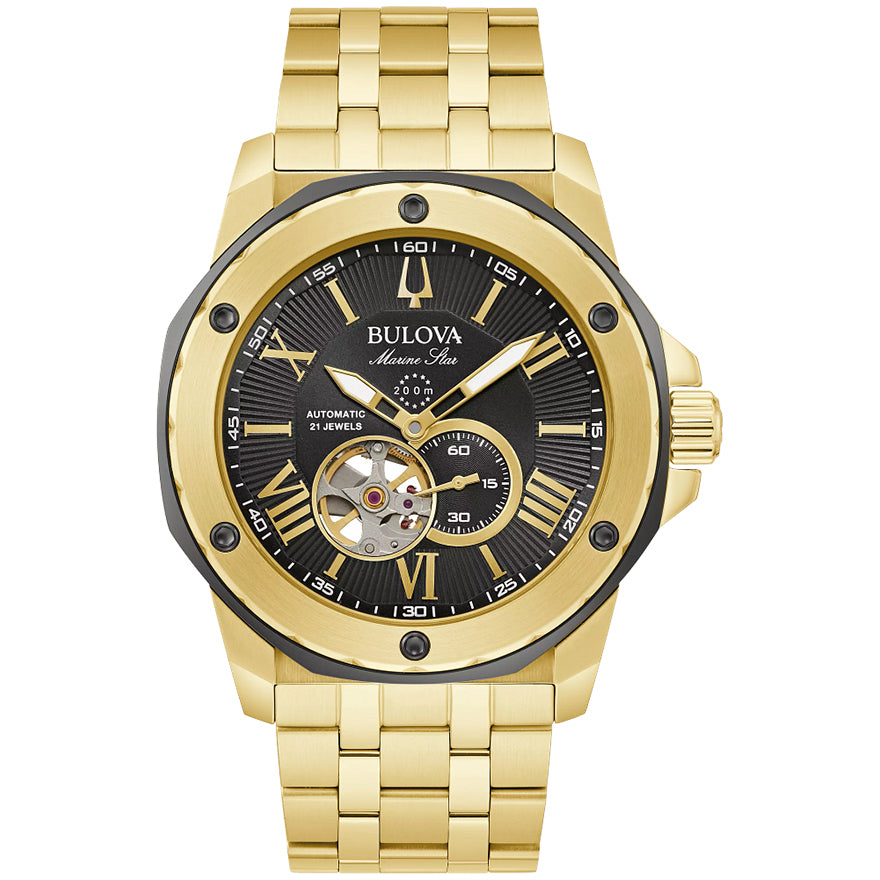 Bulova men's marine outlet star bracelet watch