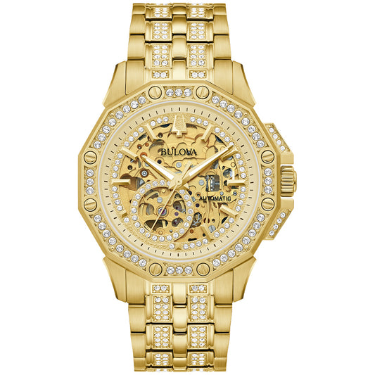 Bulova Octava Gold-Tone Dial Stainless Steel Bracelet | 98A292