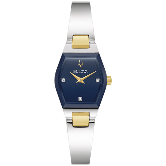 Bulova Gemini Women's Blue Dial Watch | 98P218