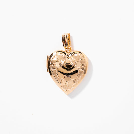 Heart Locket in 10K Yellow Gold
