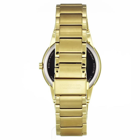Citizen Men's Axiom Eco-Drive Gold-Tone Bracelet Watch | AU1062-56E