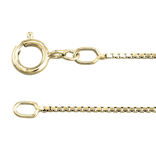 10K Yellow Gold 0.80mm Box Chain (20")