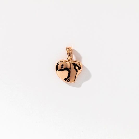 10K Rose Gold Heart Pendant