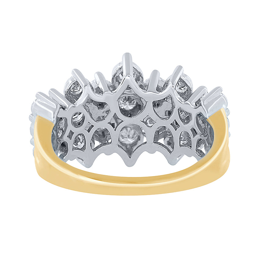 - Alta - One Carat Diamond Cluster Ring (1.00ct tw)