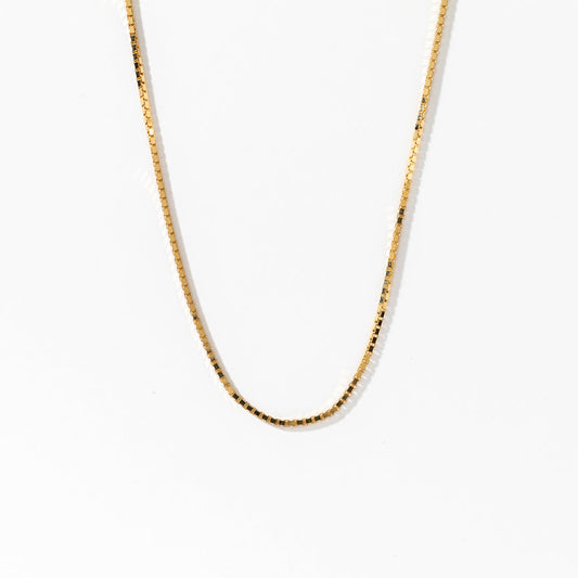 10K Yellow Gold 1.00mm Box Chain (16")