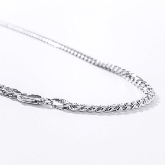 Cuban Chain in Italian Silver (22”)