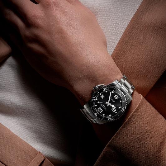 Longines HydroConquest 43mm Watch With Ceramic Bezel | L3.782.4.56.6