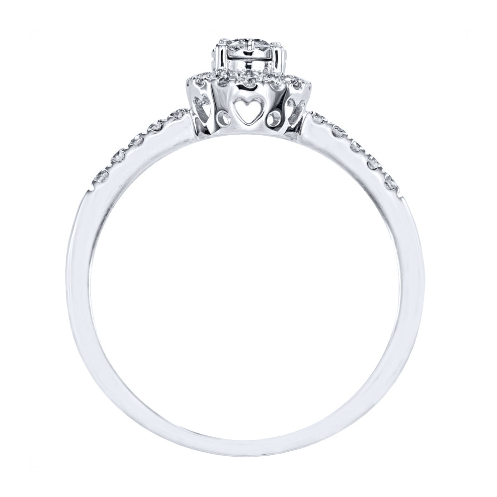 Miracle Mark Ring in 14K White Gold (0.26ct tw)