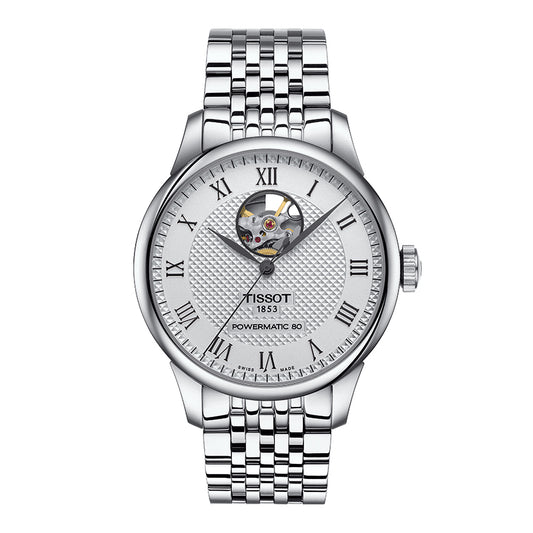 Tissot Le Locle Powermatic 80 Open Heart Watch 39mm | T006.407.11.033.02