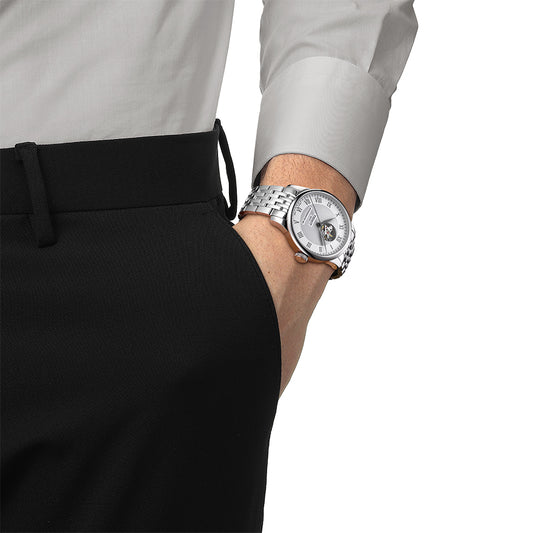 Tissot Le Locle Powermatic 80 Open Heart Watch 39mm | T006.407.11.033.02