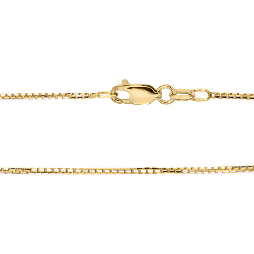 Box cut hot sale gold chain