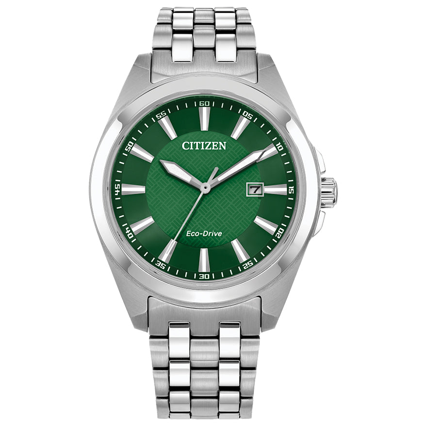 Citizen Eco Drive Peyten Green Dial Watch BM7530 50X Ann