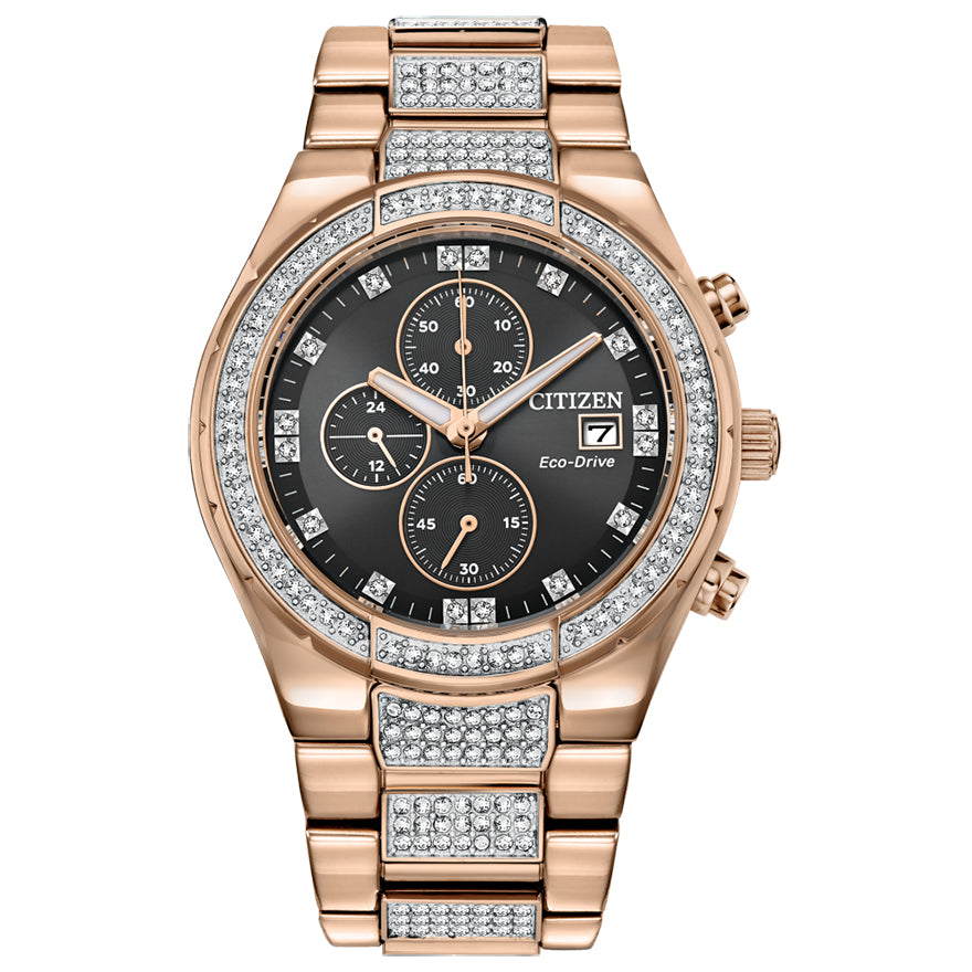 Citizen eco drive crystal sale