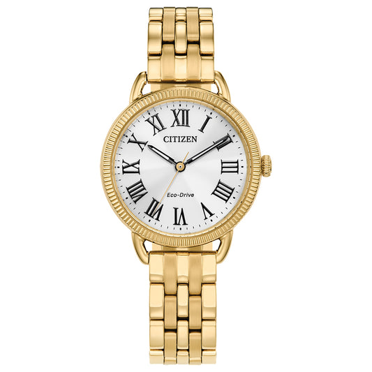 Citizen Eco-Drive Classic Gold-Tone Watch | EM1052-51A