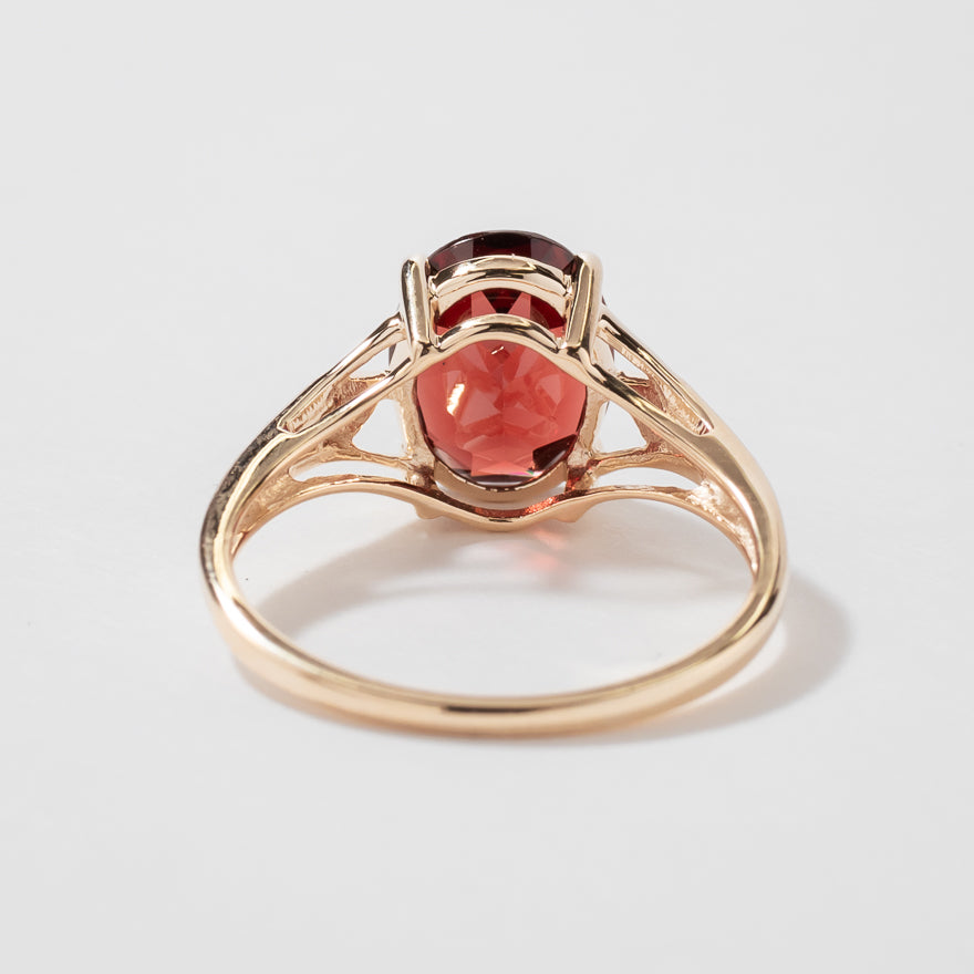 Pink deals garnet ring