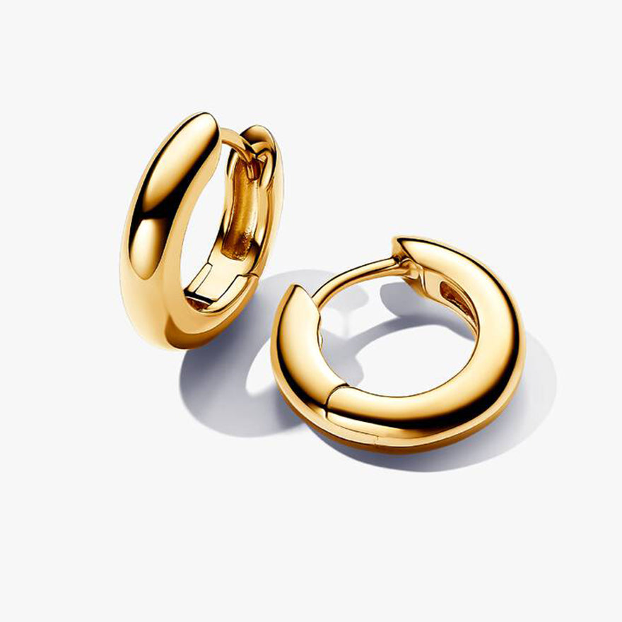 Pandora Round Hoop Earrings | 263320C00