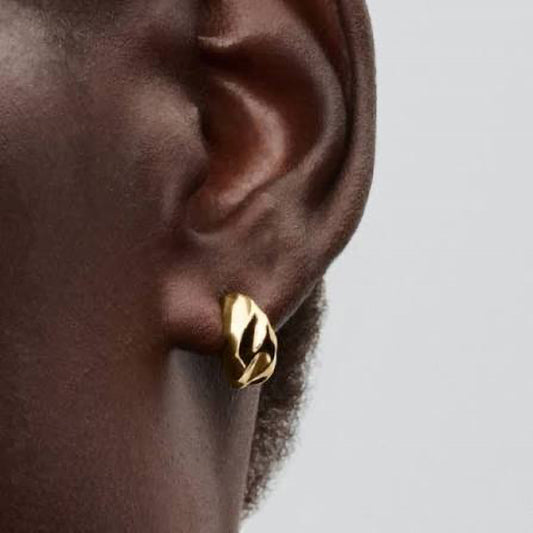 Pandora Rippled Open Hoop Earrings | 263873C00