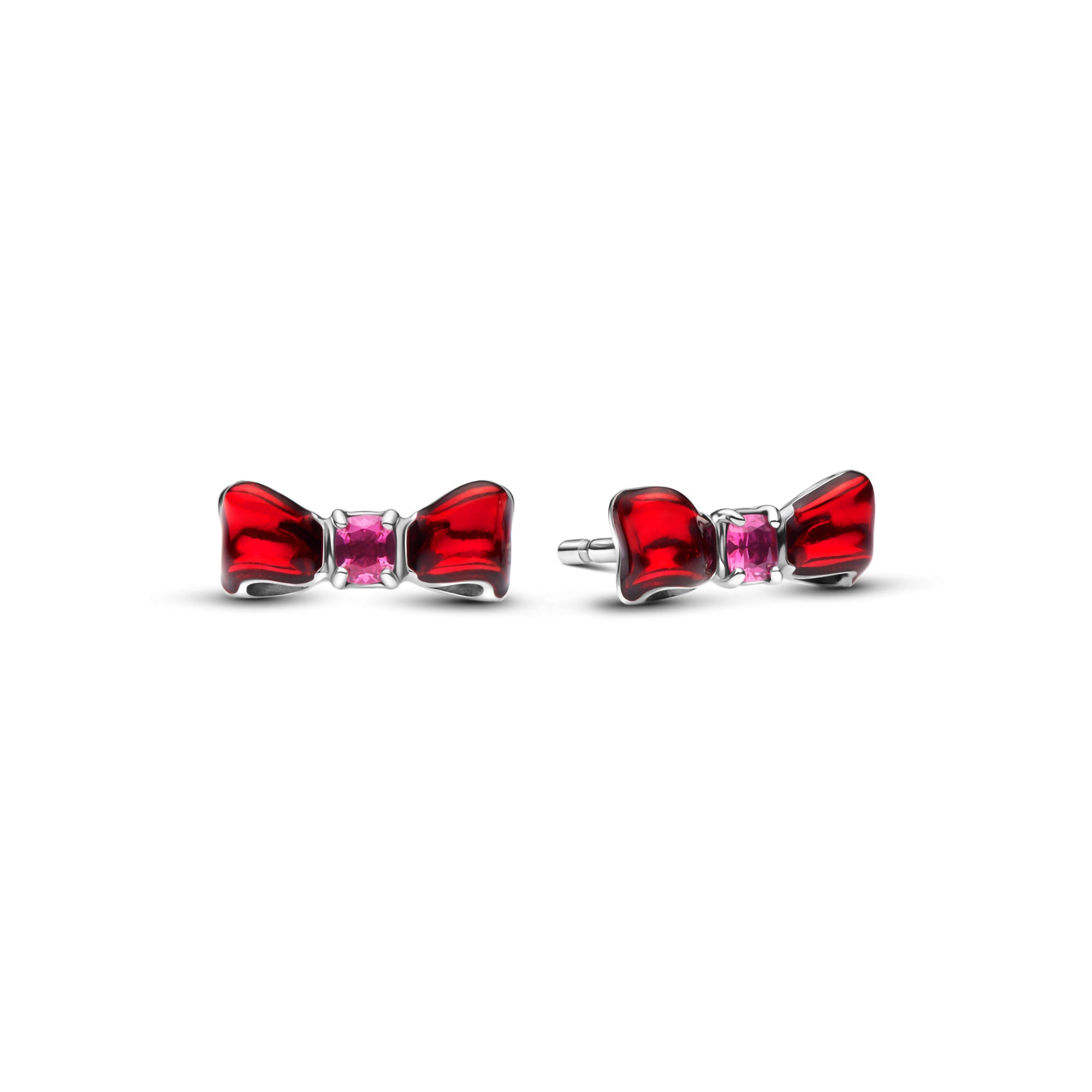 Pandora Disney Snow White Bow Stud Earrings | 293779C01