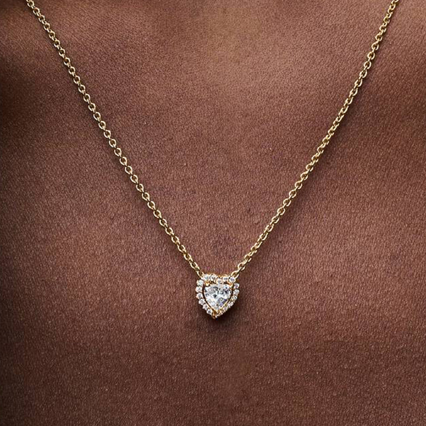 Pandora Sparkling Heart Collier Necklace | 368425C01-45