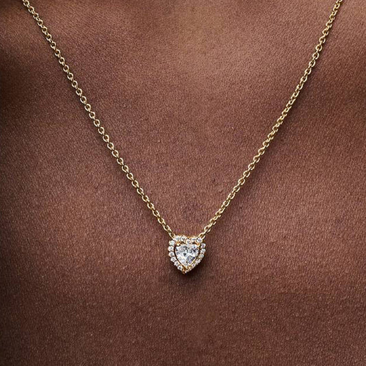 Pandora Sparkling Heart Collier Necklace | 368425C01-45