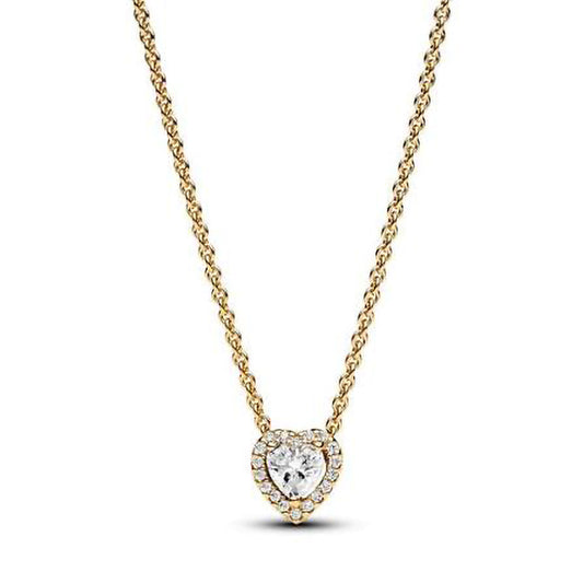 Pandora Sparkling Heart Collier Necklace | 368425C01-45