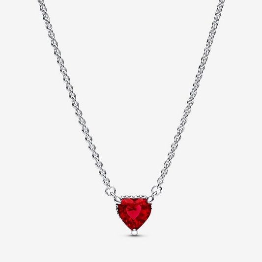 Pandora Sparkling Heart Women's Halo Pendant Collier Necklace | 392542C01-45