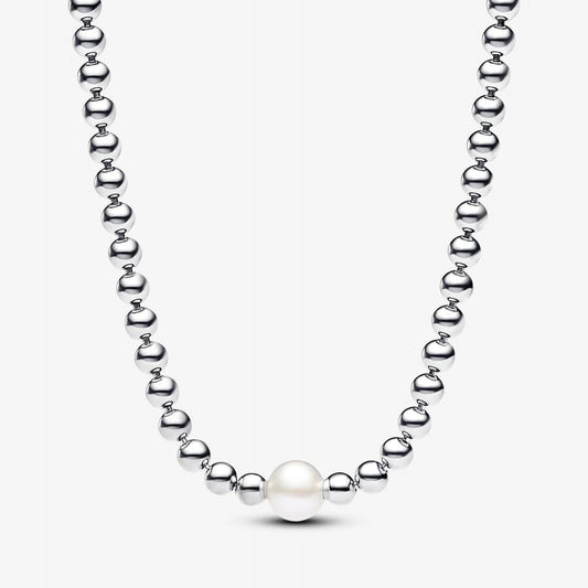 Pandora Treated Freshwater Cultured Pearl & Beads Collier Necklace | 393176C01
