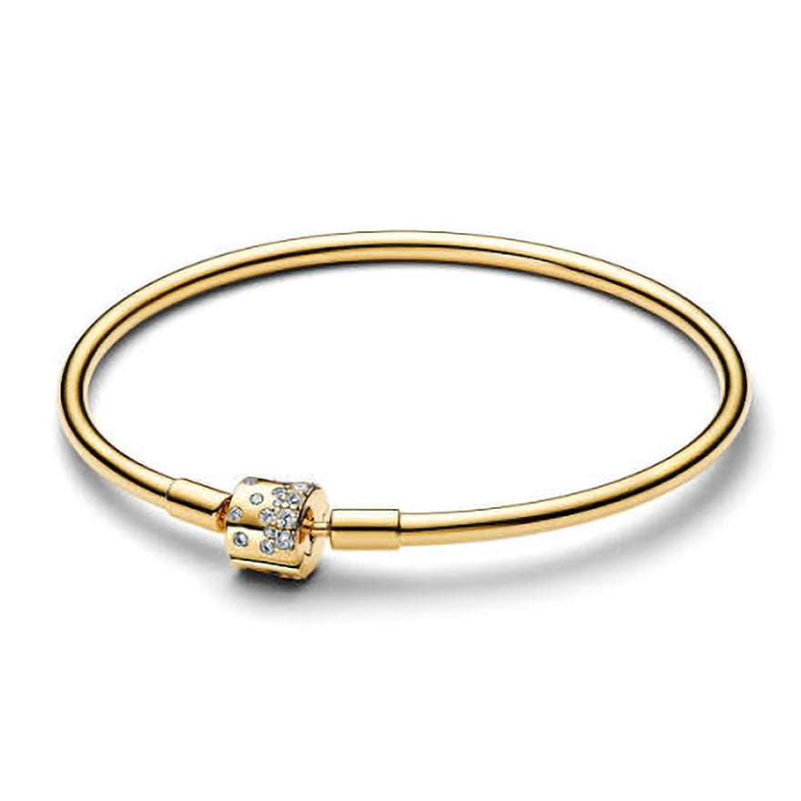 Pandora Sparkling Barrel Clasp Bangle | 563931C01-17