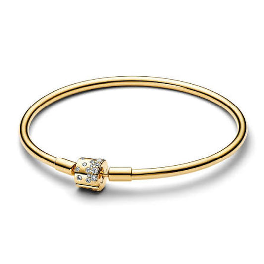 Pandora Sparkling Barrel Clasp Bangle | 563931C01-17