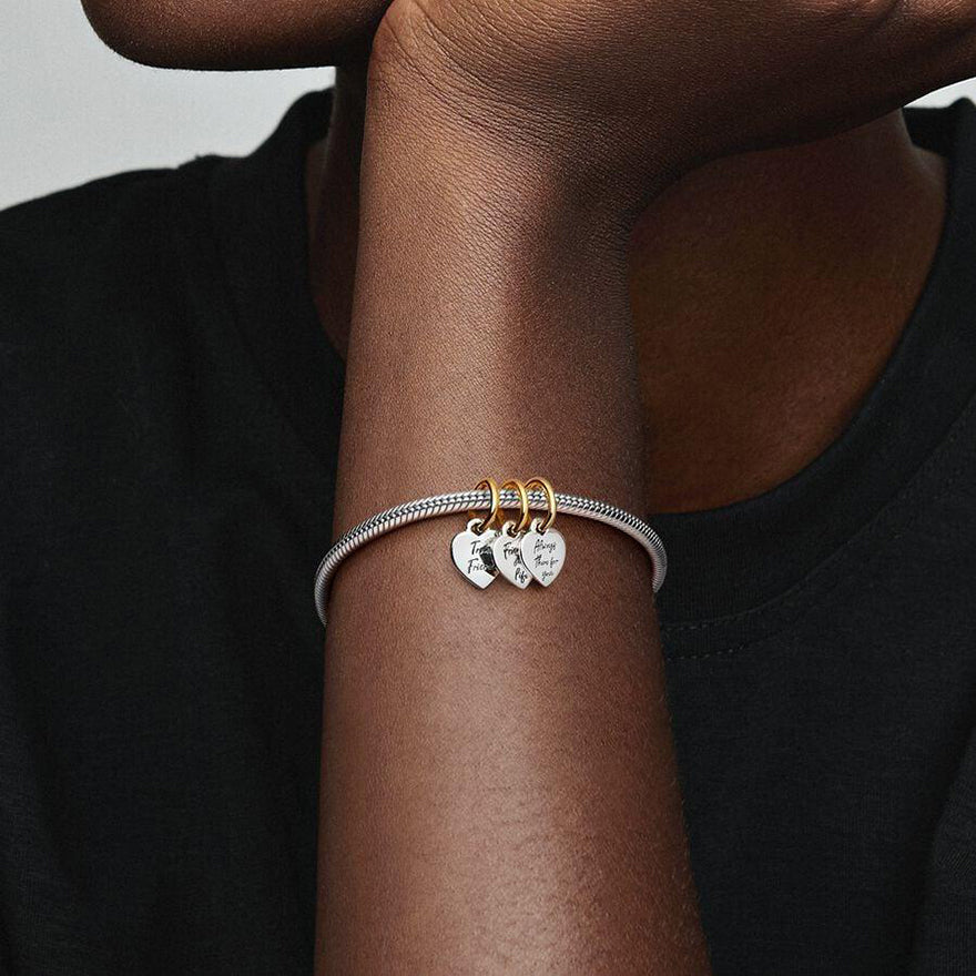 Pandora Two-tone Triple Friendship Dangle | 762722C00