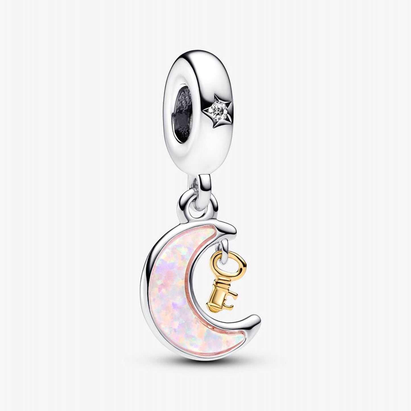 Pandora Key & Moon Dangle Charm | 762985C01